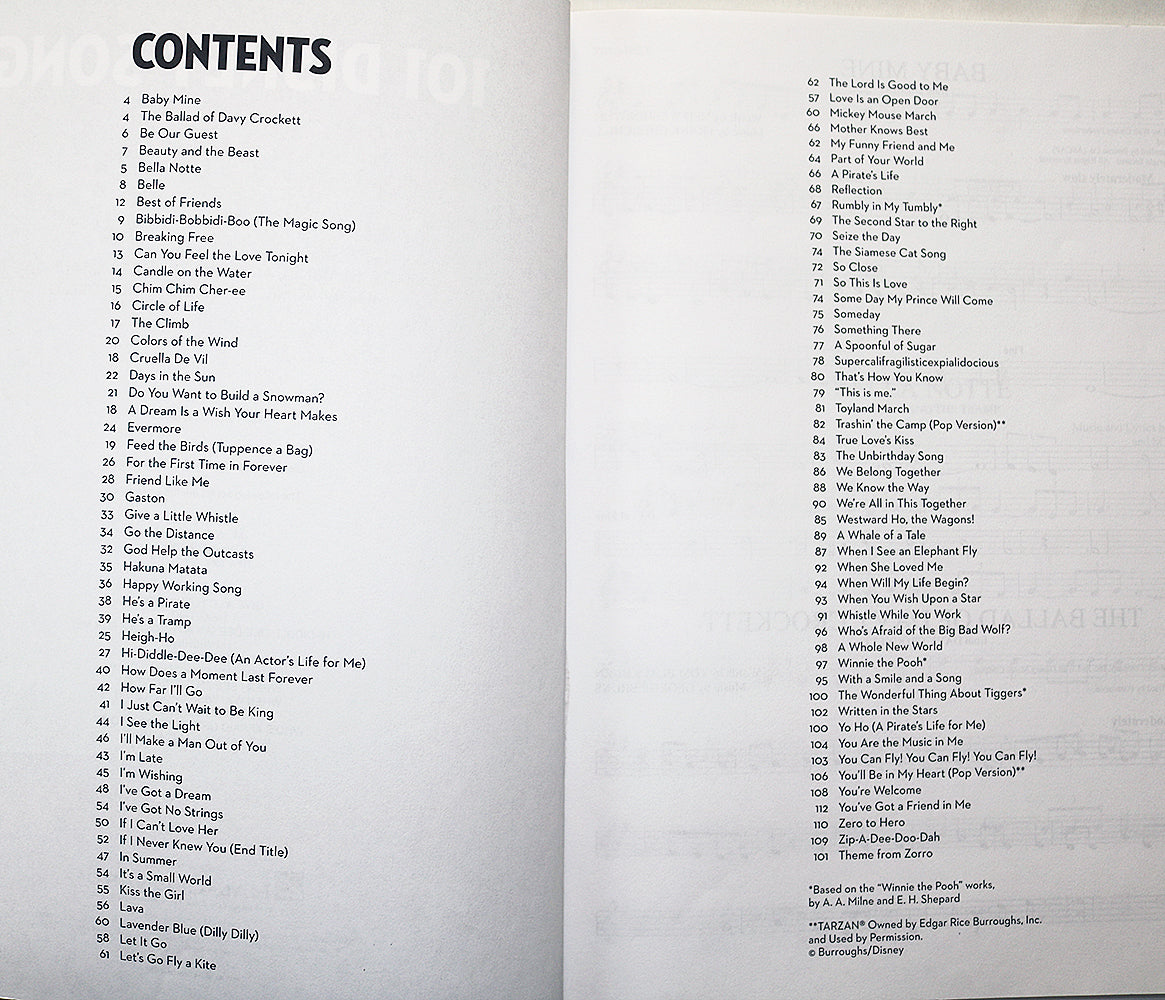 101 Disney Songs for Trumpet