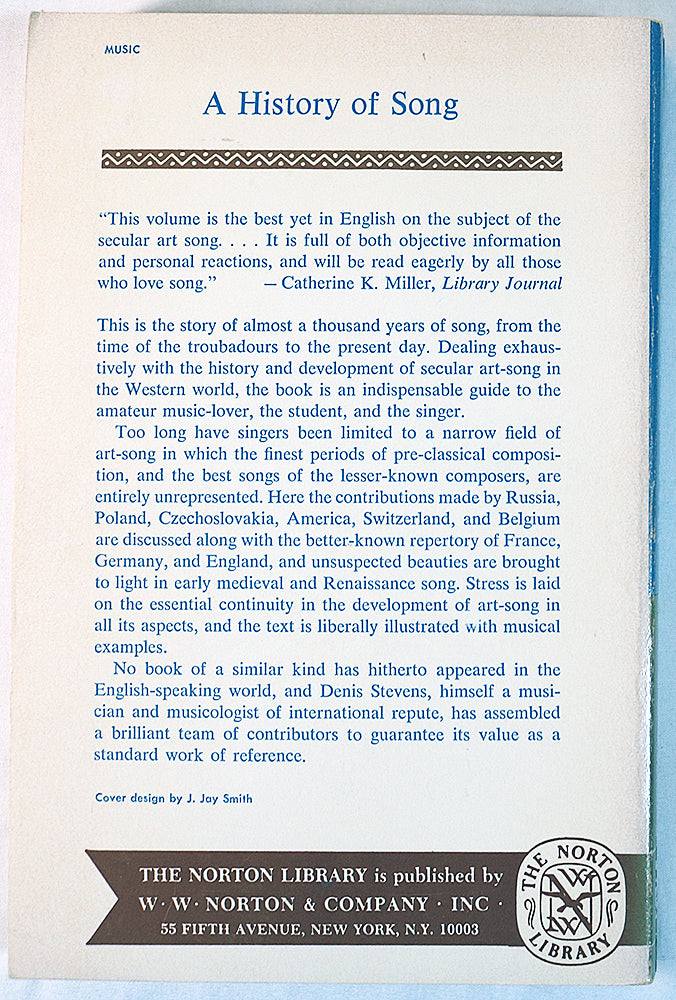A History of Song (Revised Edition)