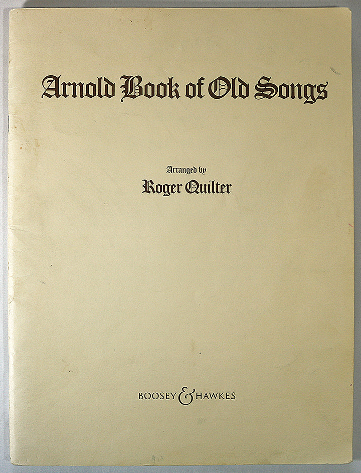 Arnold Book of Old Songs