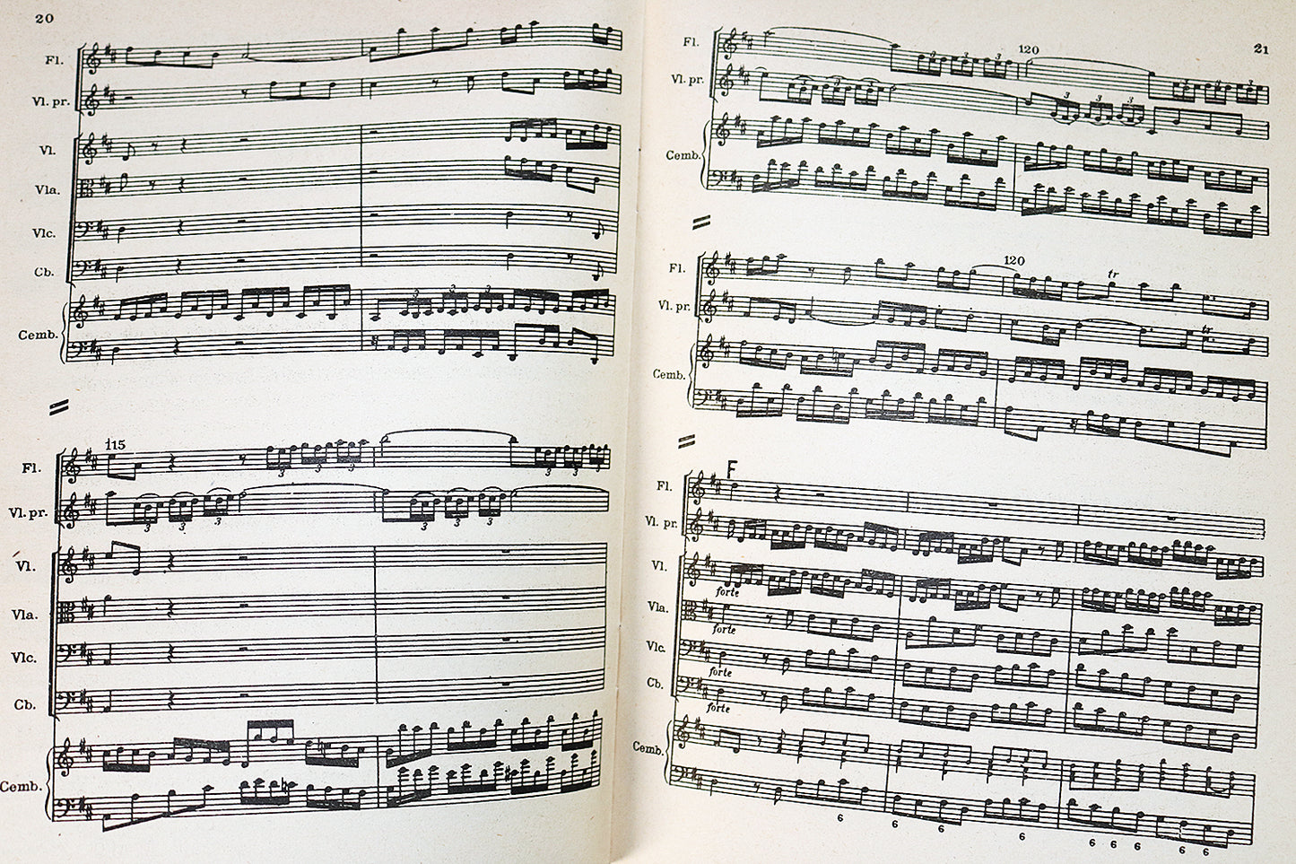 Bach: Brandenburg Concerto No. 5 in D Major (Miniature Study Score)