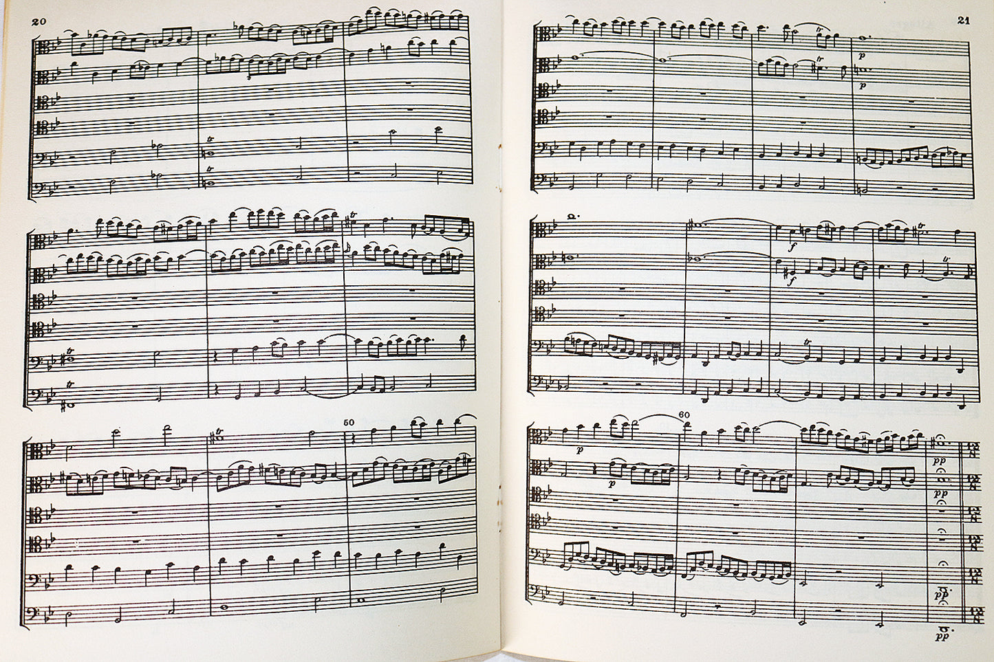 Bach: Brandenburg Concerto No. 6 in B-flat Major (Miniature Study Score)