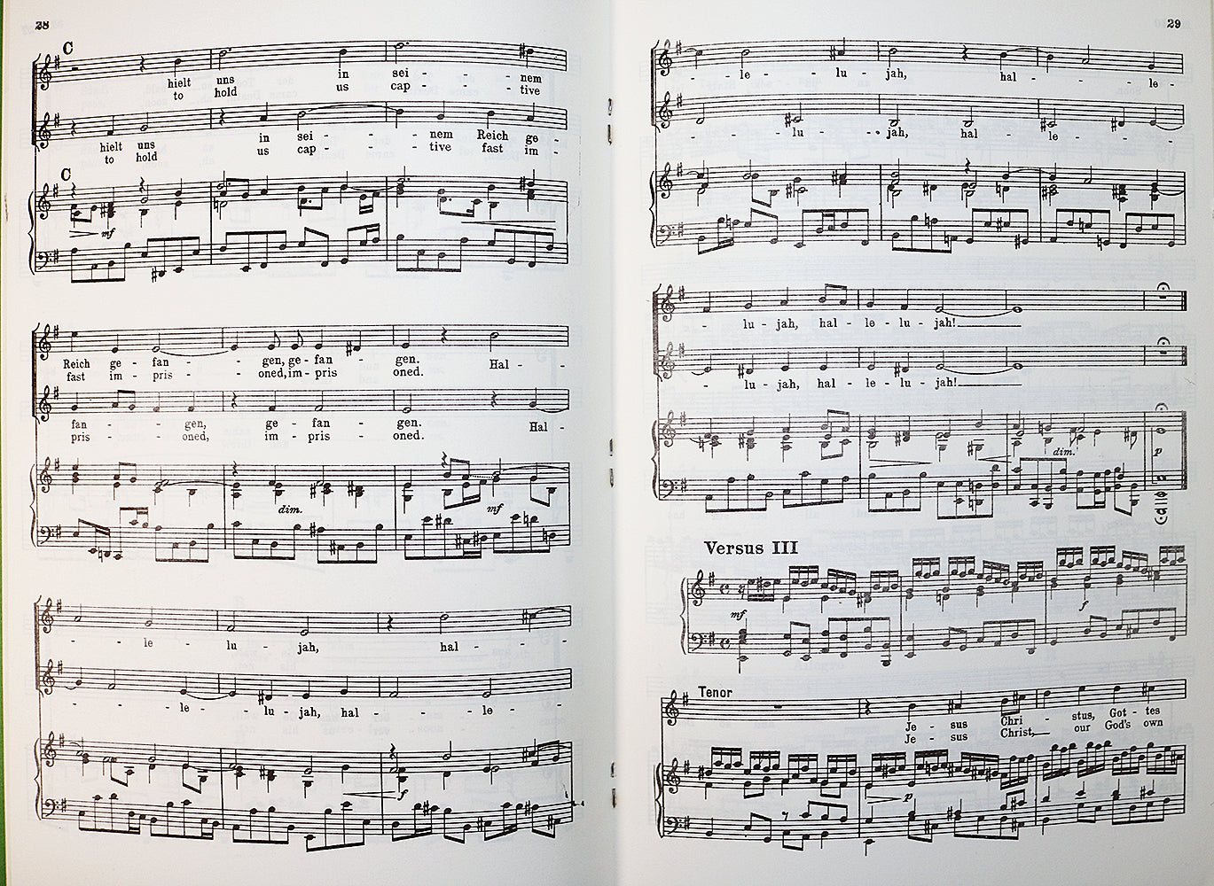 Bach: Cantata No. 4 - Christ lag in todesbanden (Vocal Score)