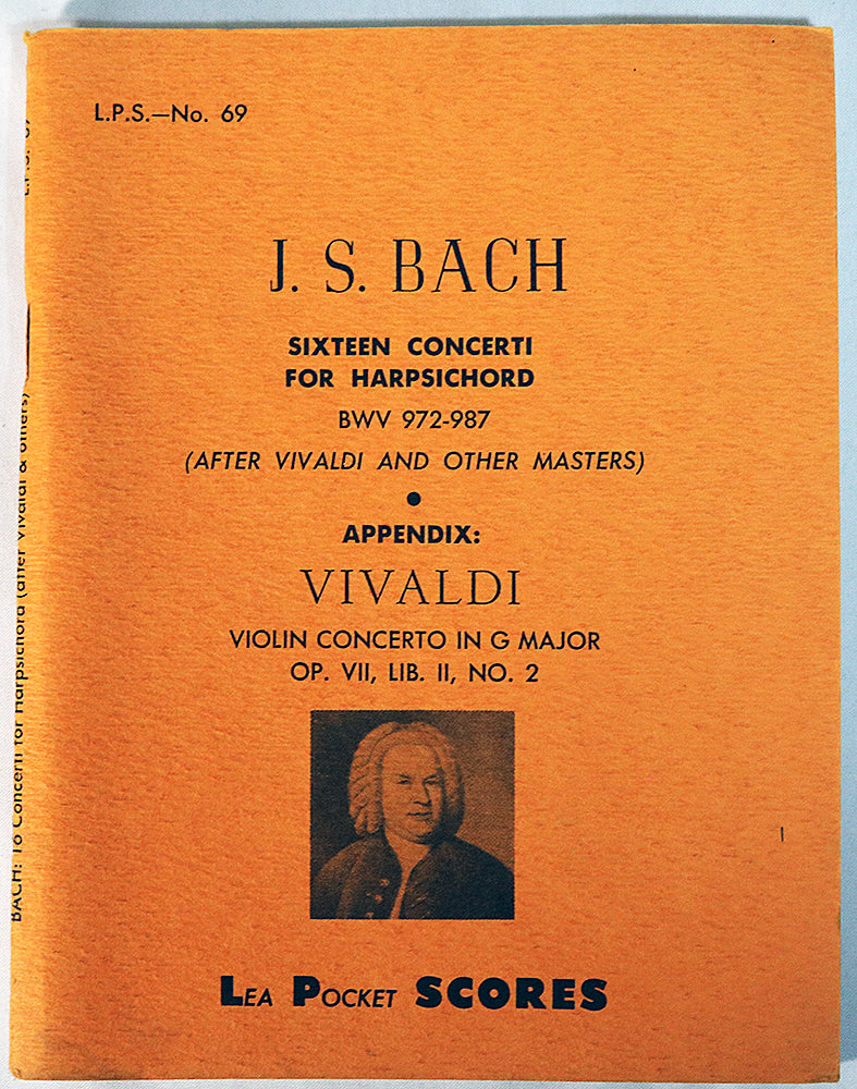Bach: Sixteen Concerti for Harpsichord (Lea Pocket Score)
