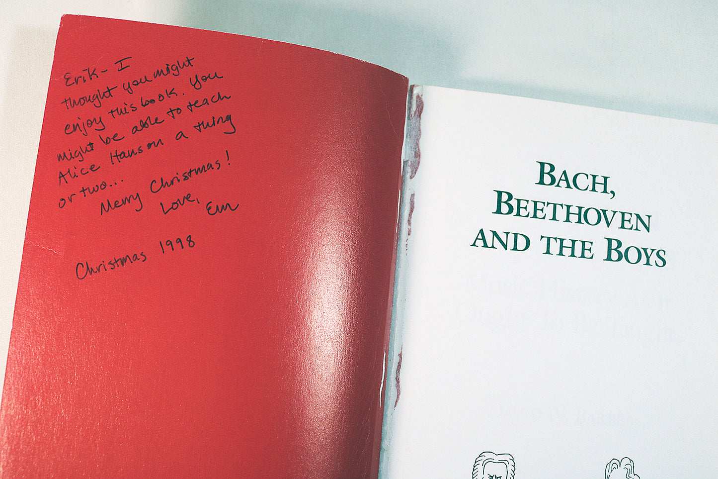 Bach, Beethoven and the Boys: Music History as it Ought to Be Taught