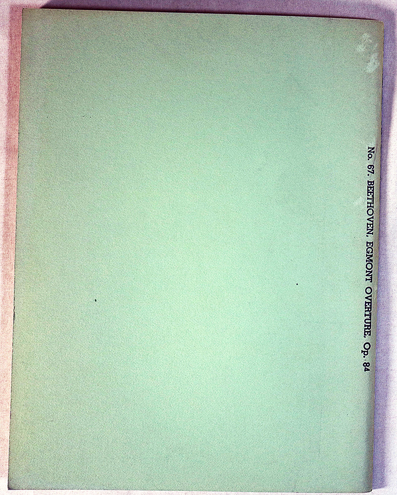 Beethoven: Egmont Overture, Op. 84 (Miniature Study Score)