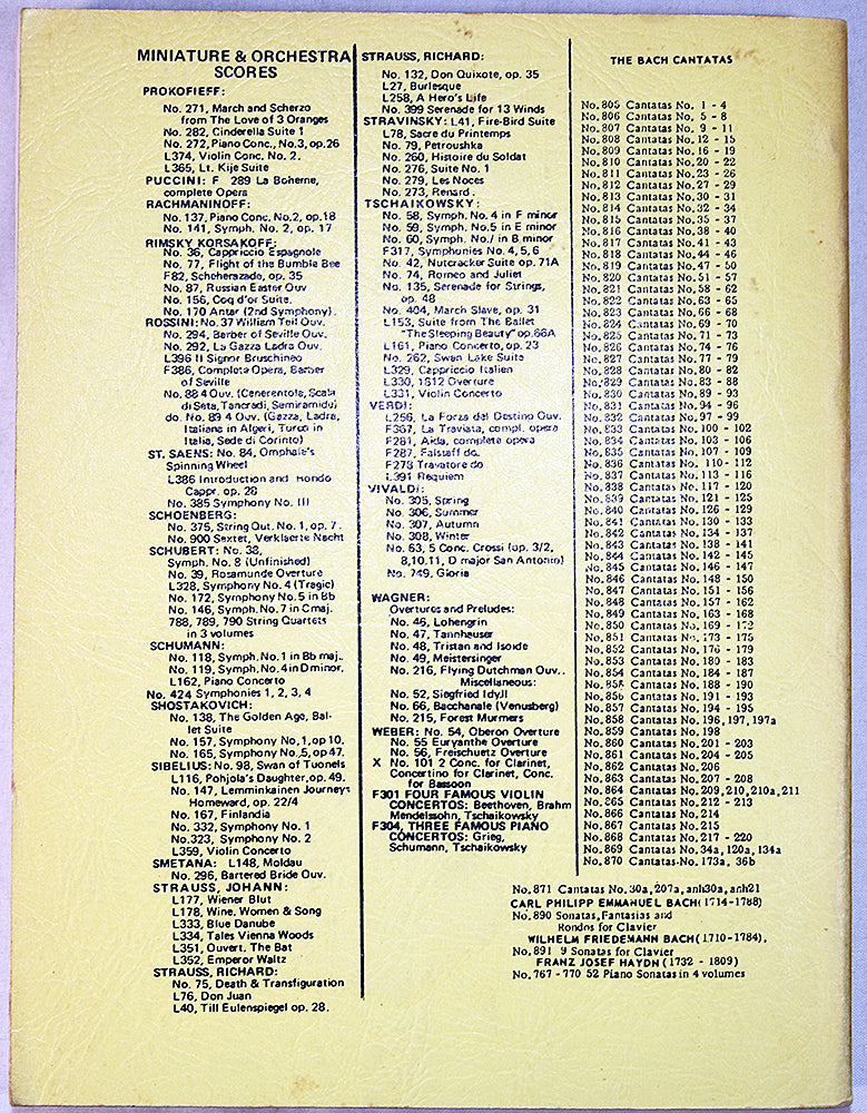 Beethoven: Symphonies Nos. 1-4 (Miniature Study Score)