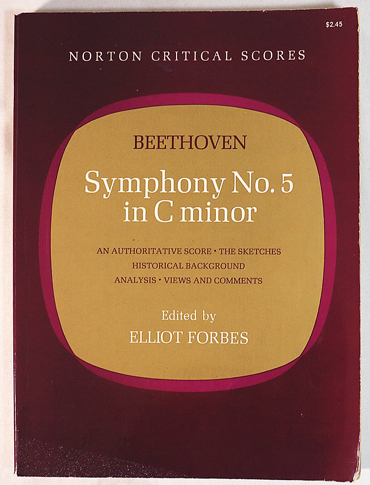Beethoven: Symphony No. 5 in C Minor, Op. 67 (Miniature Study Score)