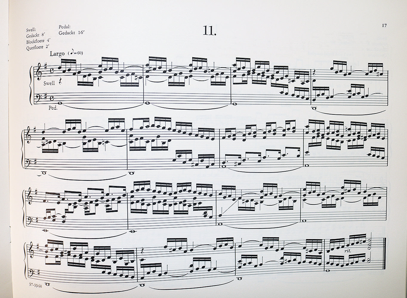 Bender: Twenty Short Organ Pieces