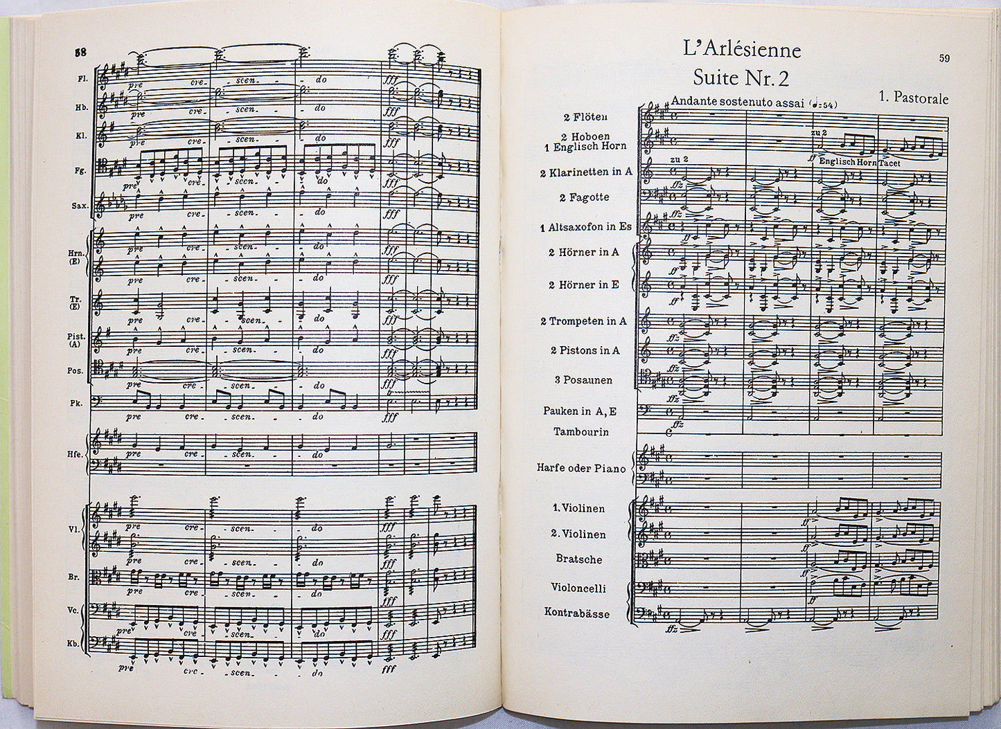 Bizet: L'Arlesienne, Suites No. 1 & 2 (Miniature Study Score)