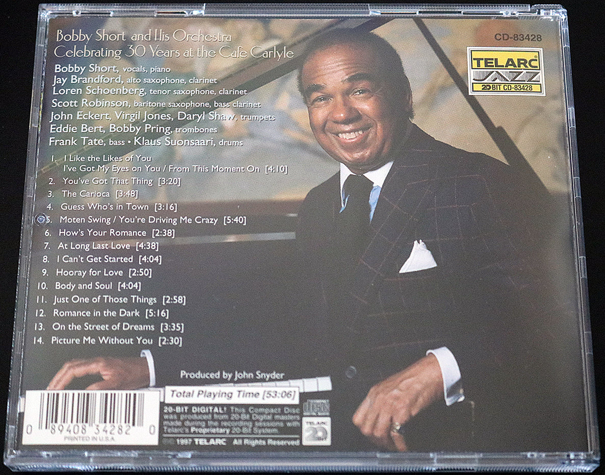 Bobby Short and His Orchestra: Celebrating 30 Years at the Cafe Carlyle (CD)