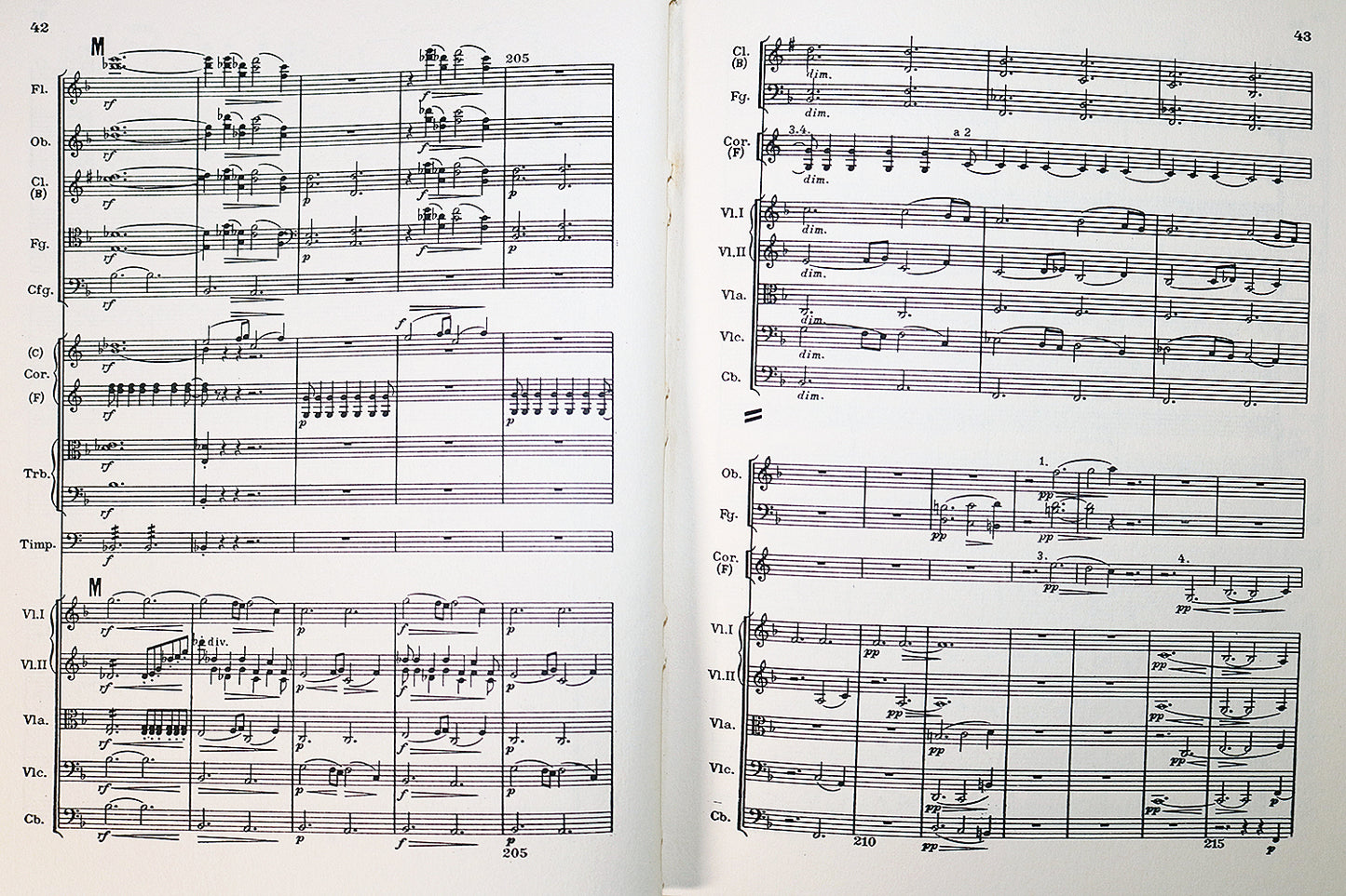 Brahms: Symphony No. 3 in F Major, Op. 90 (Miniature Study Score)