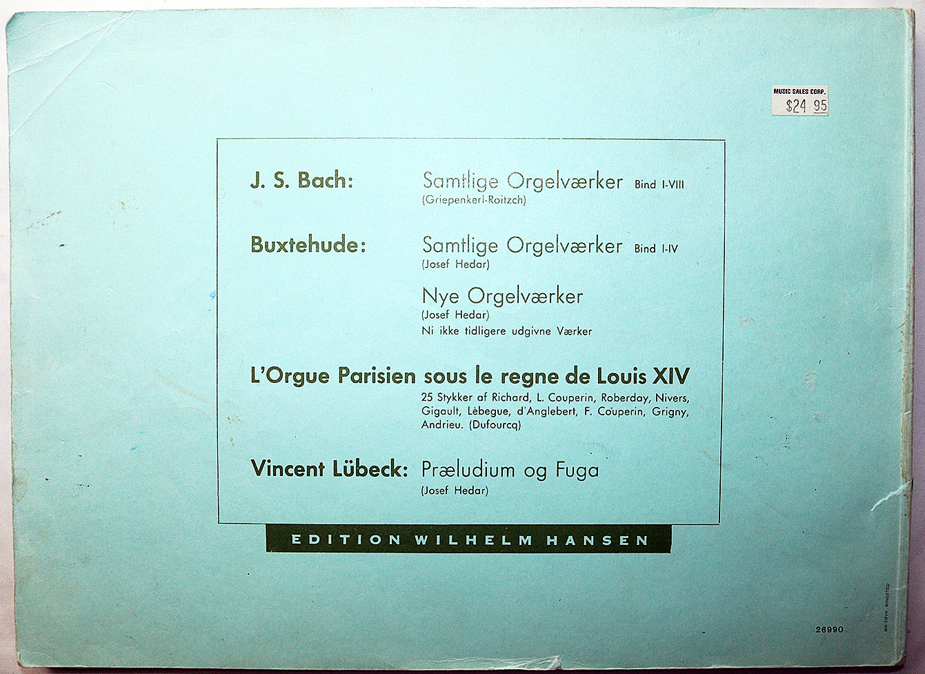 Buxtehude: Samtliche Orgelerke, Band II, Volume 11