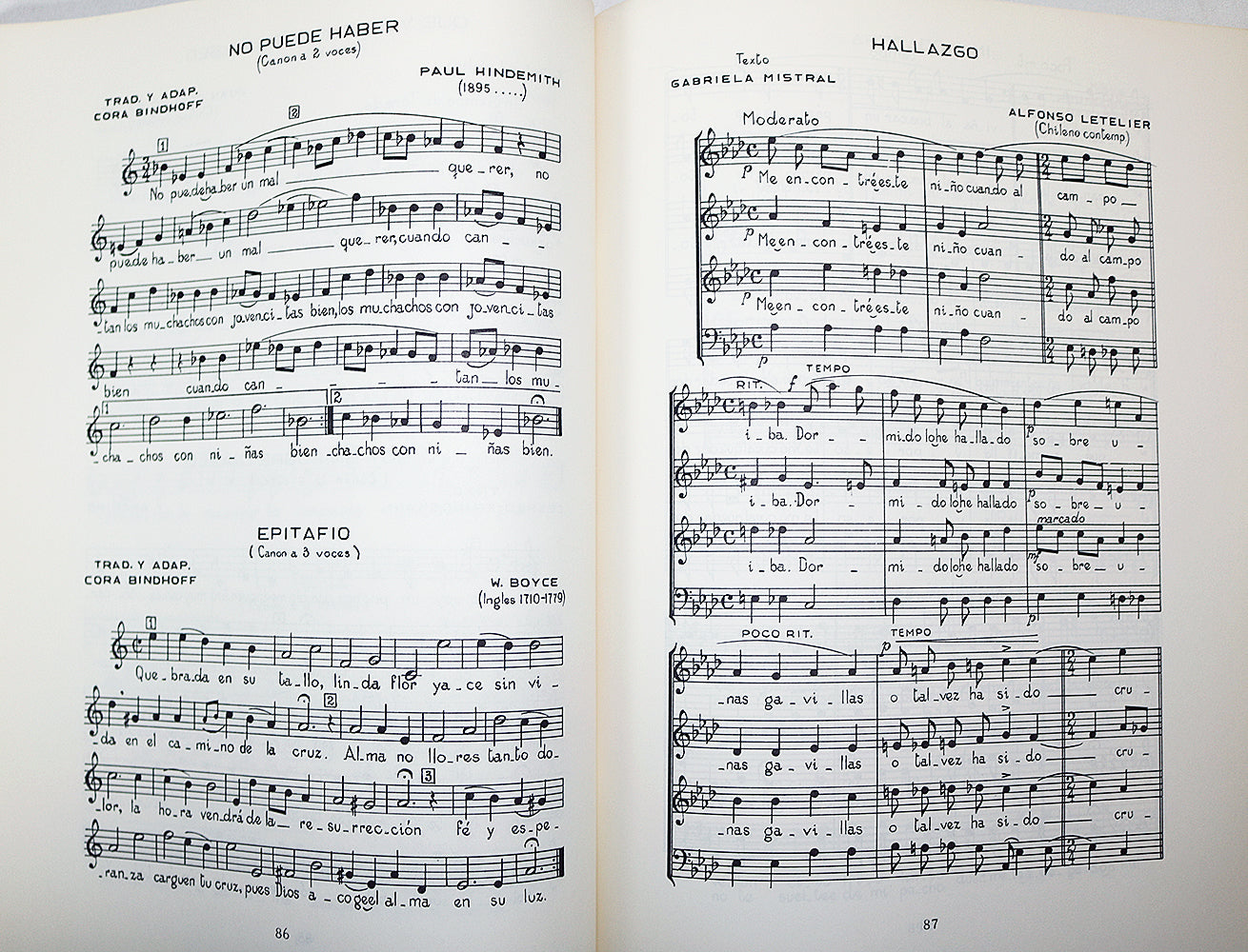 Canciones para la Juventud de America (Songs for the Youth of America), Volume 1