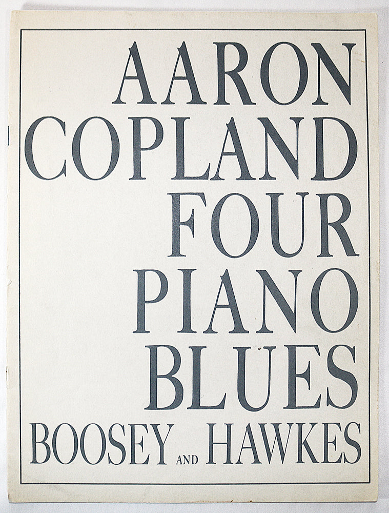Copland: Four Piano Blues