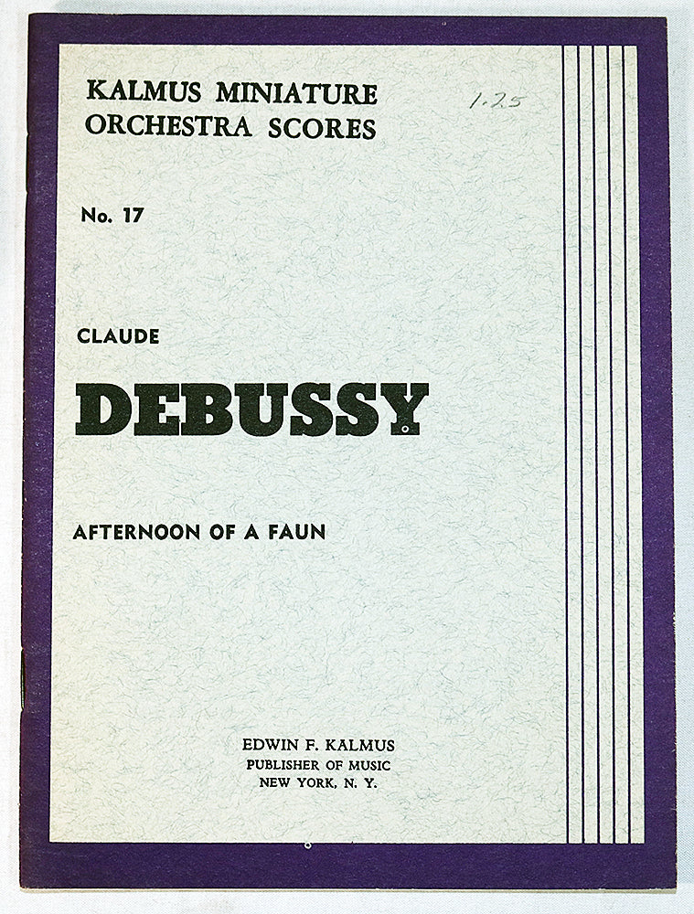 Debussy: Afternoon of a Faun (Miniature Study Score)
