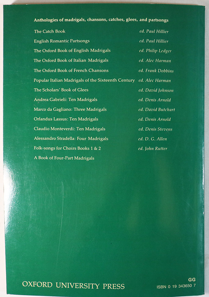English Romantic Partsongs (Vocal Score)