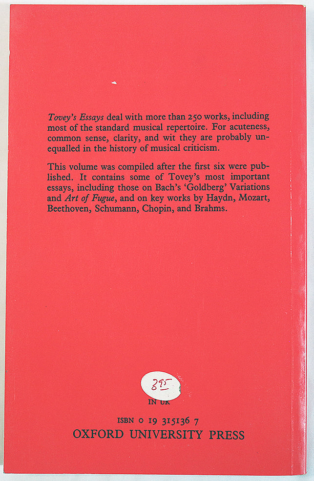 Essays in Musical Analysis, Supplementary Volume: Chamber Music