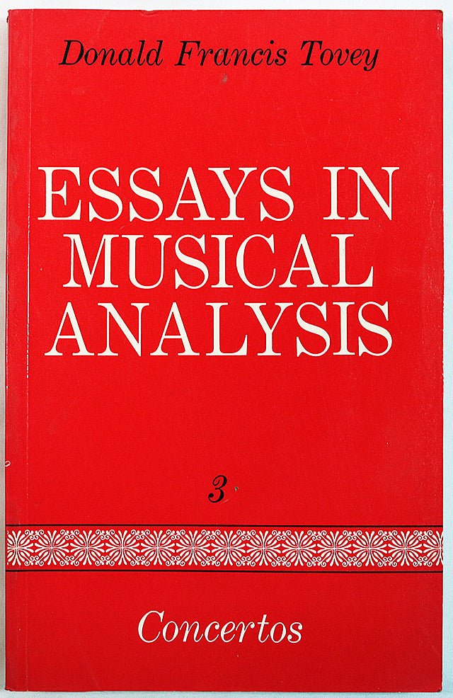 Essays in Musical Analysis, Volume 3: Concertos