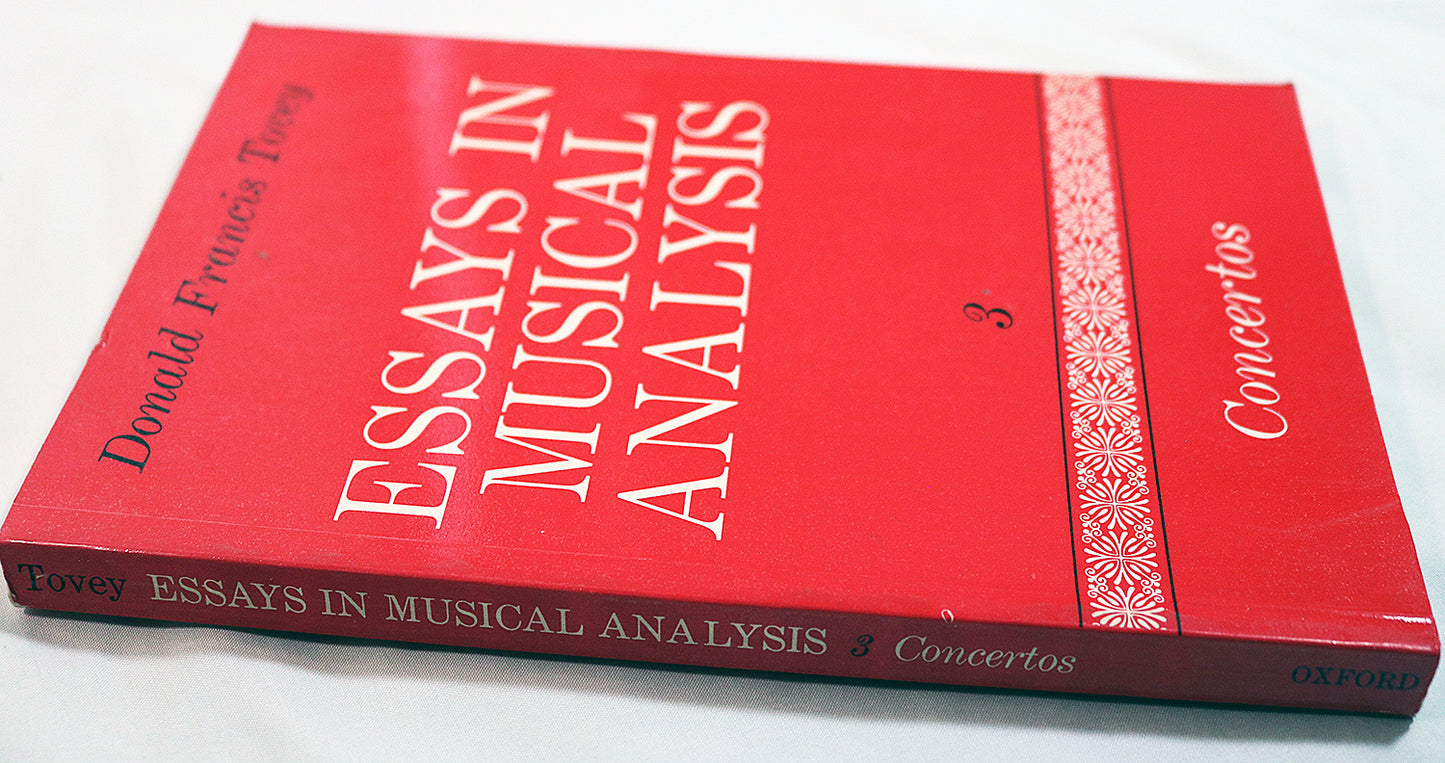 Essays in Musical Analysis, Volume 3: Concertos