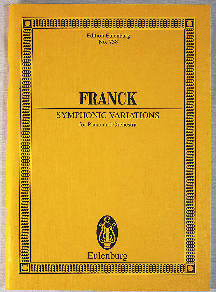 Franck: Symphonic Variations (Miniature Study Score)