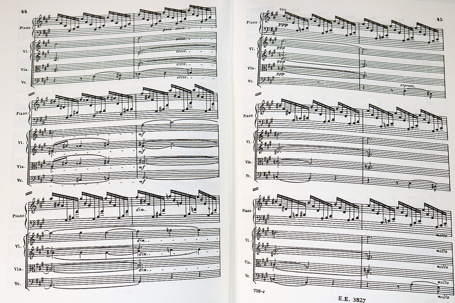 Franck: Symphonic Variations (Miniature Study Score)