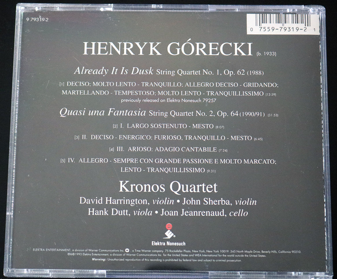 Gorecki: String Quartets 1 & 2 (CD)