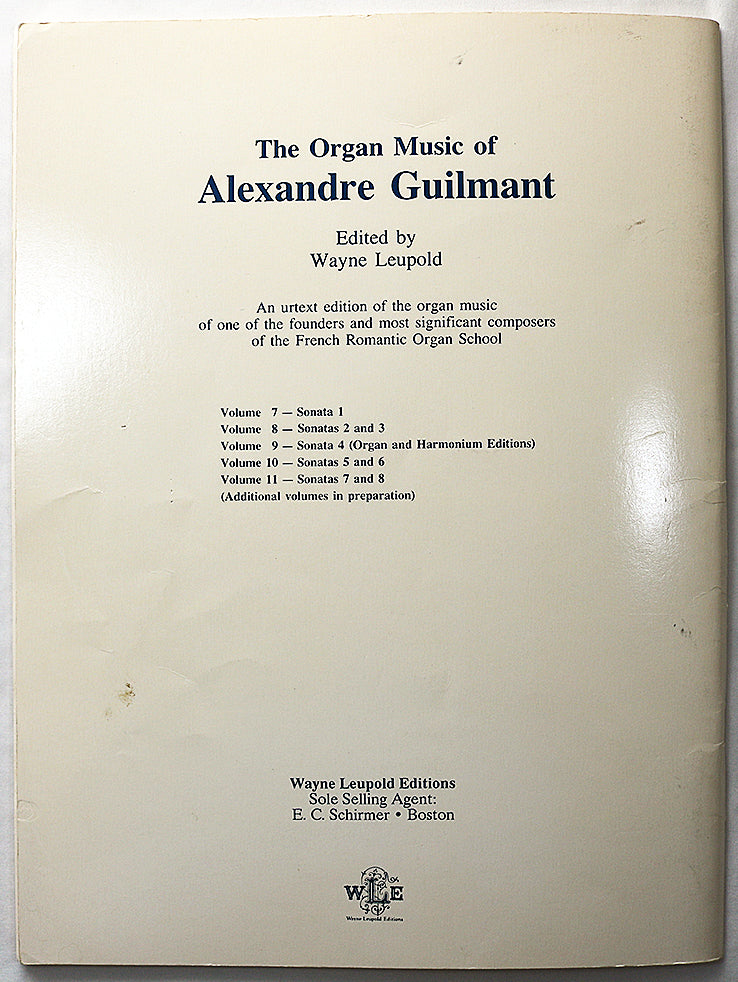 The Organ Music of Alexandre Guilmant, Volume VIII, 2nd & 3rd Sonata