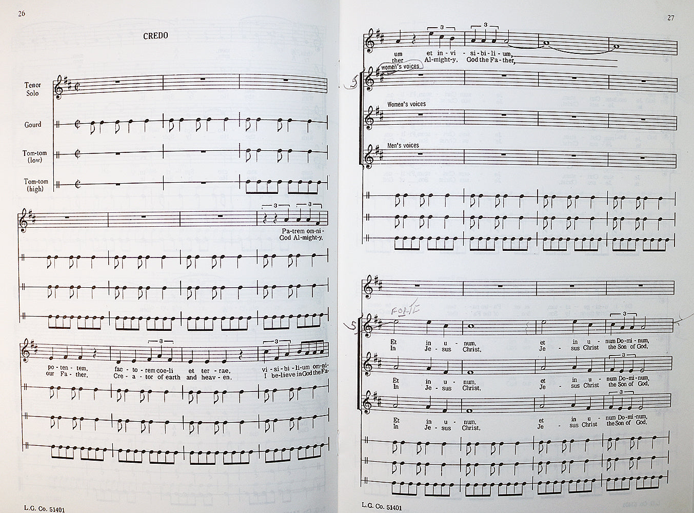 Haazen: Missa Luba - Mass in Congolese Style (Vocal Score)