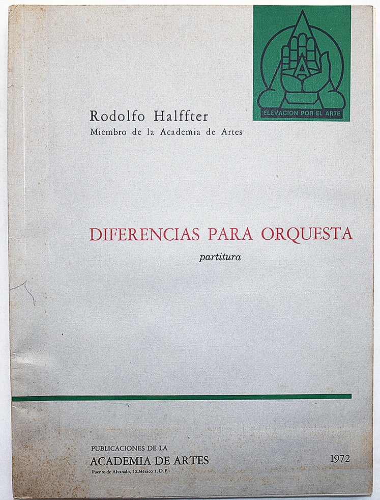 Halffter: Diferencias Para Orquesta (Full Score)