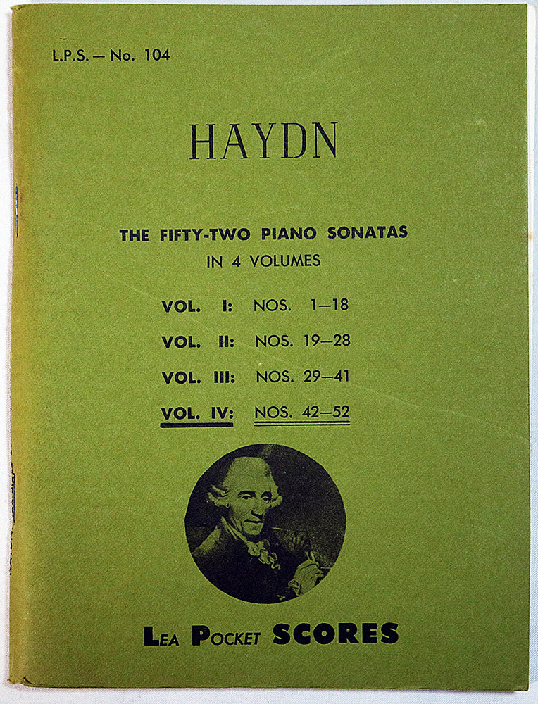 Haydn: The Fifty-Two Piano Sonatas, Vol. 4 for Piano (Lea Pocket Score)