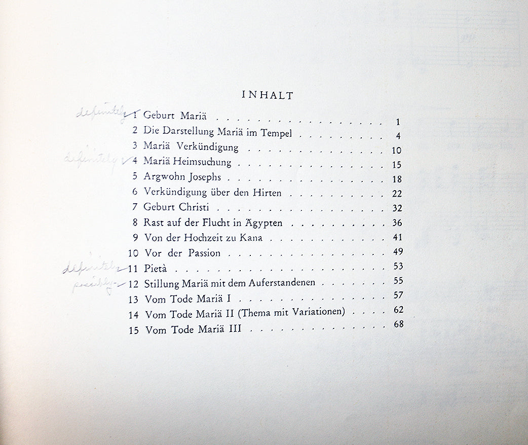 Hindemith: Das Marien Leben