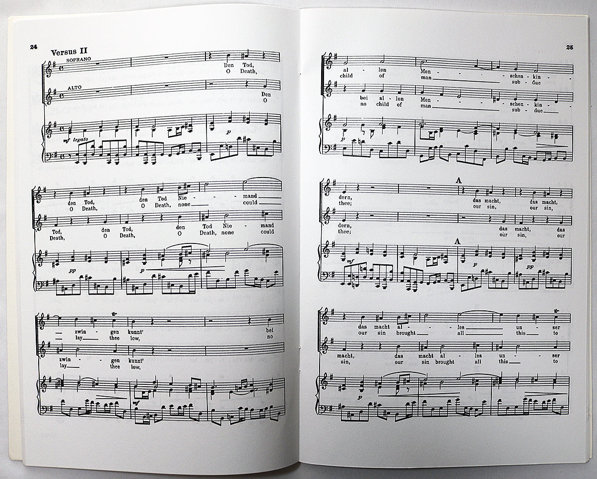 Bach: Cantata No. 4 "Christ Lag in Todesbanden" (Choral Book)