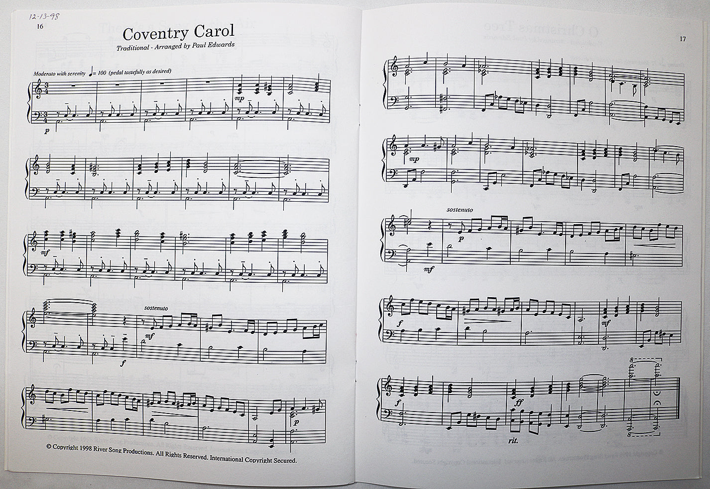 Simply Beautiful: Songs of Christmas, Volume 1