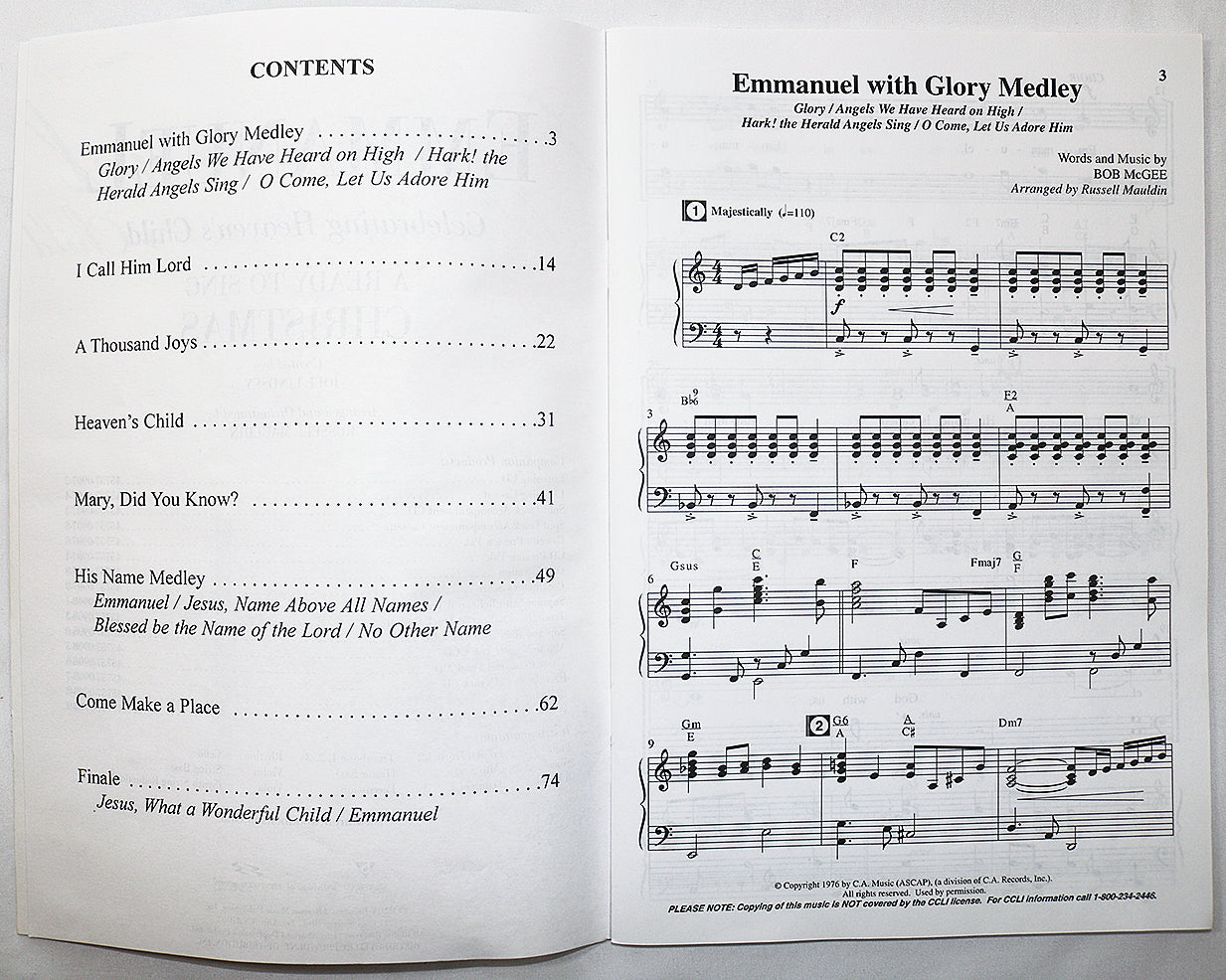 Emmanuel: Celebrating Heaven's Child (Choral Cantata)