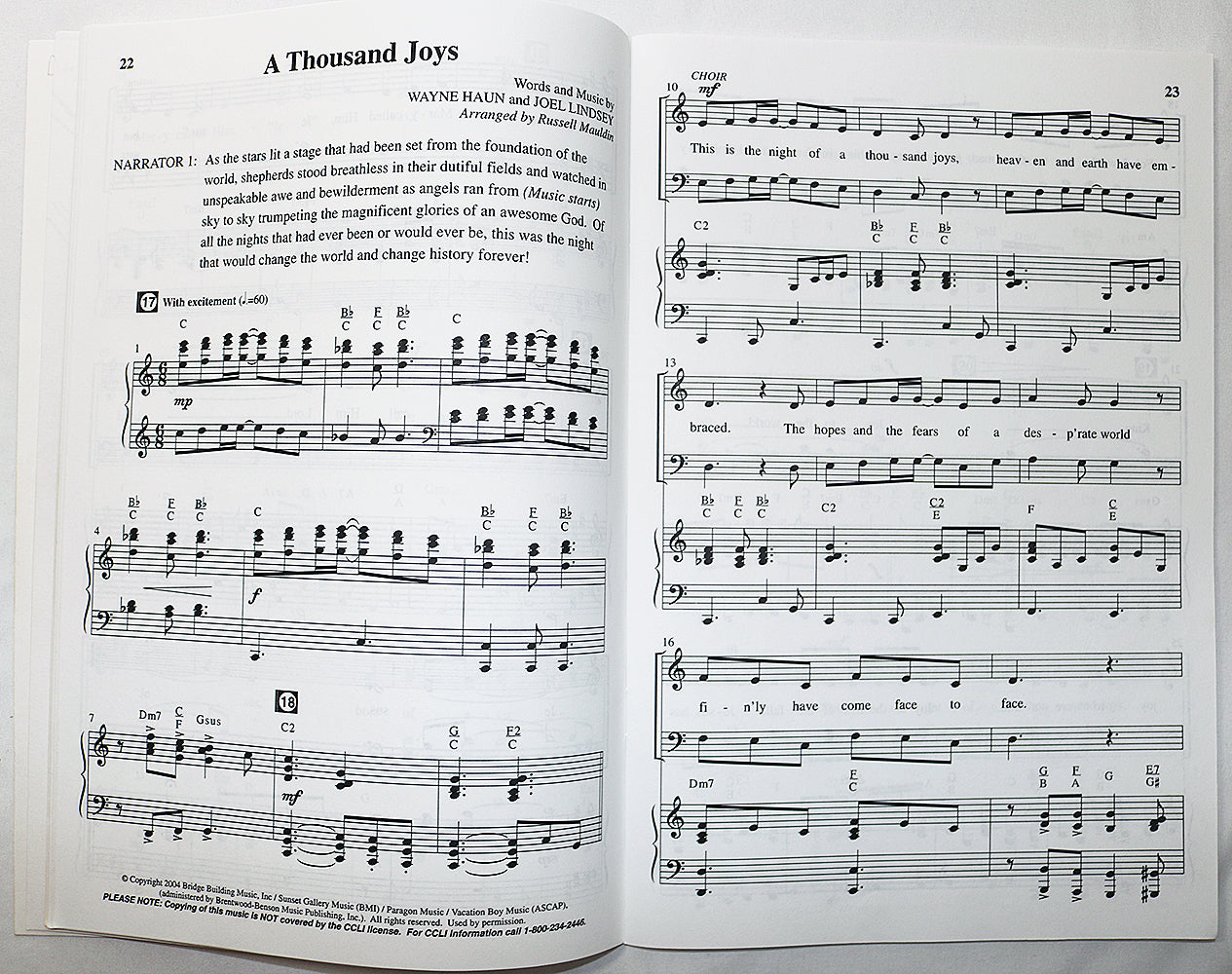 Emmanuel: Celebrating Heaven's Child (Choral Cantata)