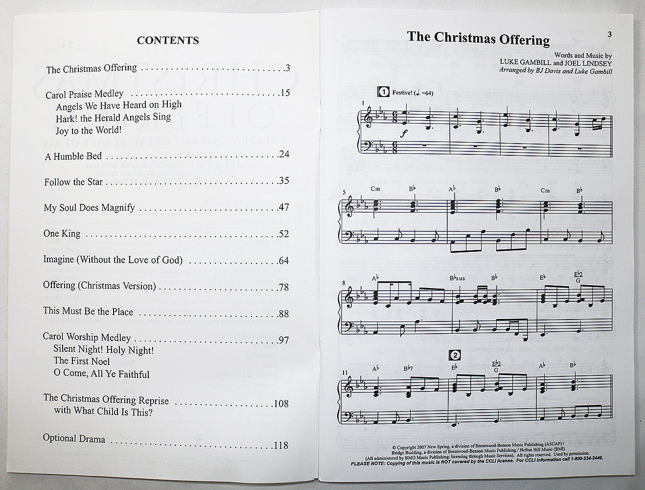 The Christmas Offering (Choral Cantata)