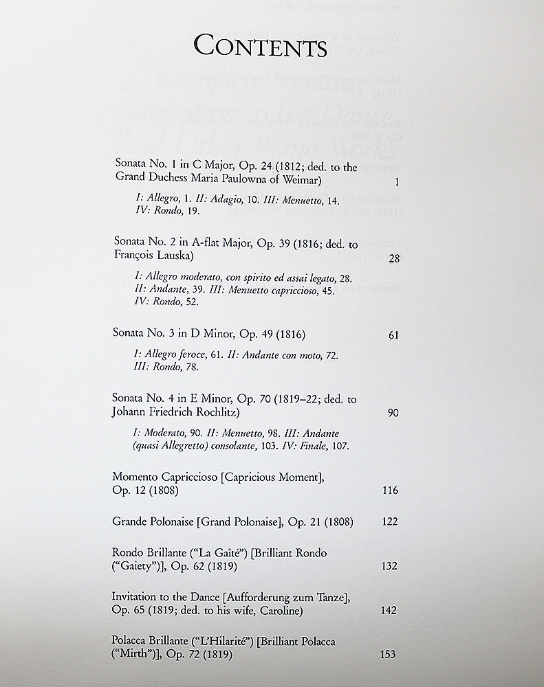 Weber: Complete Sonatas, Invitation to the Dance and Other Piano Works