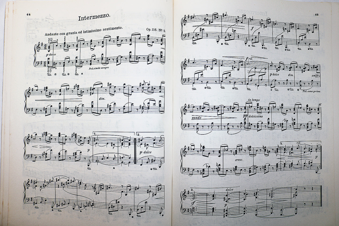 Brahms: Piano Works in Two Volumes, Volume II