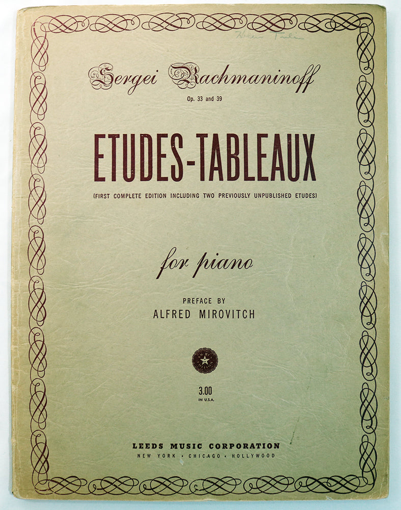 Rachmaninoff: Etudes-Tableaux