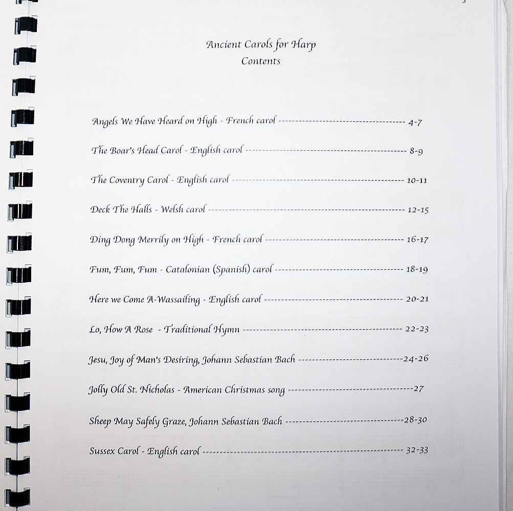 Ancient Carols for Harp Holiday Magic (for Pedal & Lever Harp), Volume 1