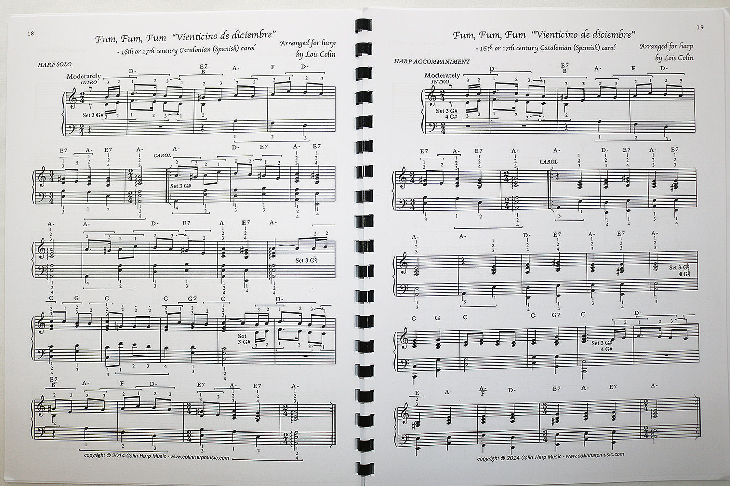 Ancient Carols for Harp Holiday Magic (for Pedal & Lever Harp), Volume 1