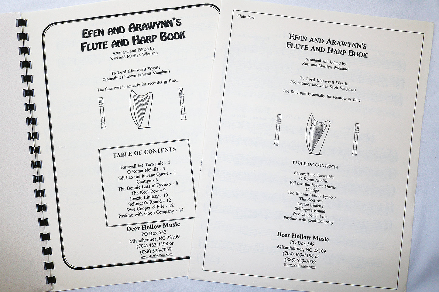 Efen and Arawynn’s Flute and Harp Book