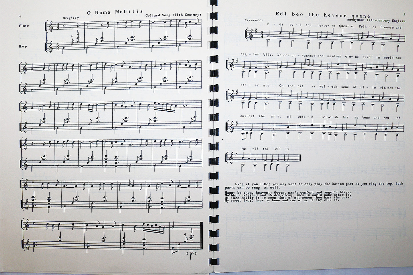 Efen and Arawynn’s Flute and Harp Book