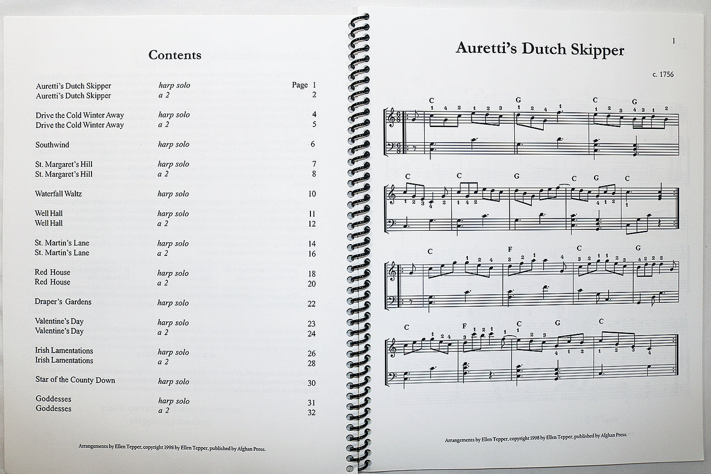 The Harper’s Accomplice: English Country Dances and Waltzes from the 17th and 18th Centuries (for all harps and recorders)