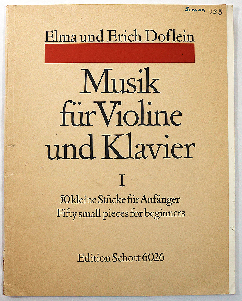 Musik für Violine und Klavier I