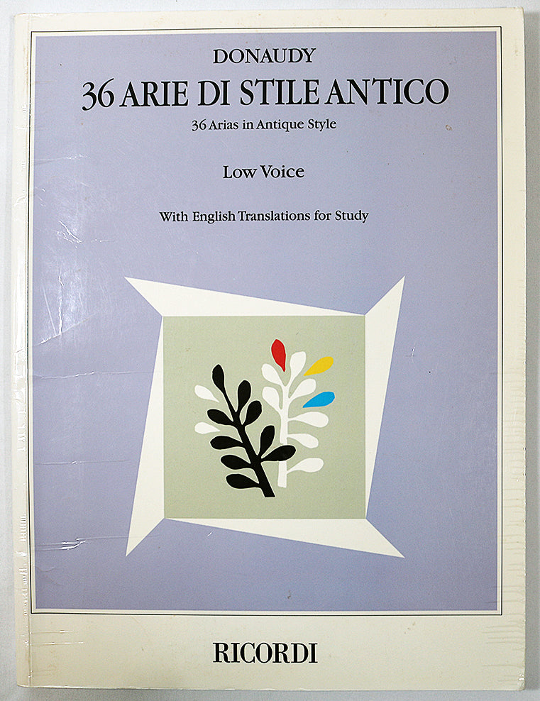 Donaudy: 26 Arias in Antique Style (Low Voice)