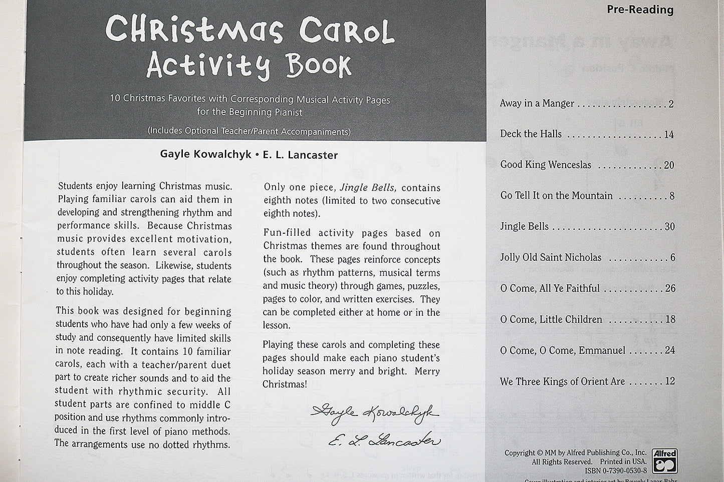 Christmas Carol Activity Book (Pre-Reading)