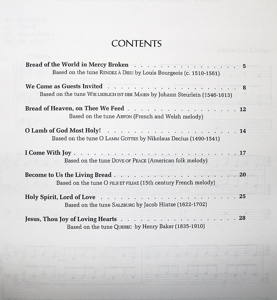 Communion Hymns for Organ: Music of Celebration and Introspection