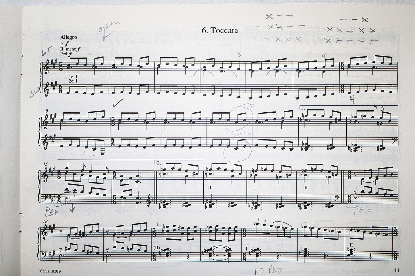 Kort: 14 Improvisations for Organ