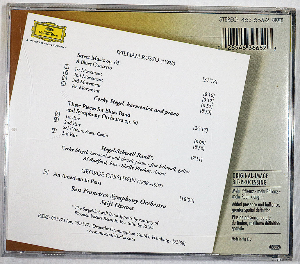 Russo: Street Music & Gershwin: An American in Paris (CD)